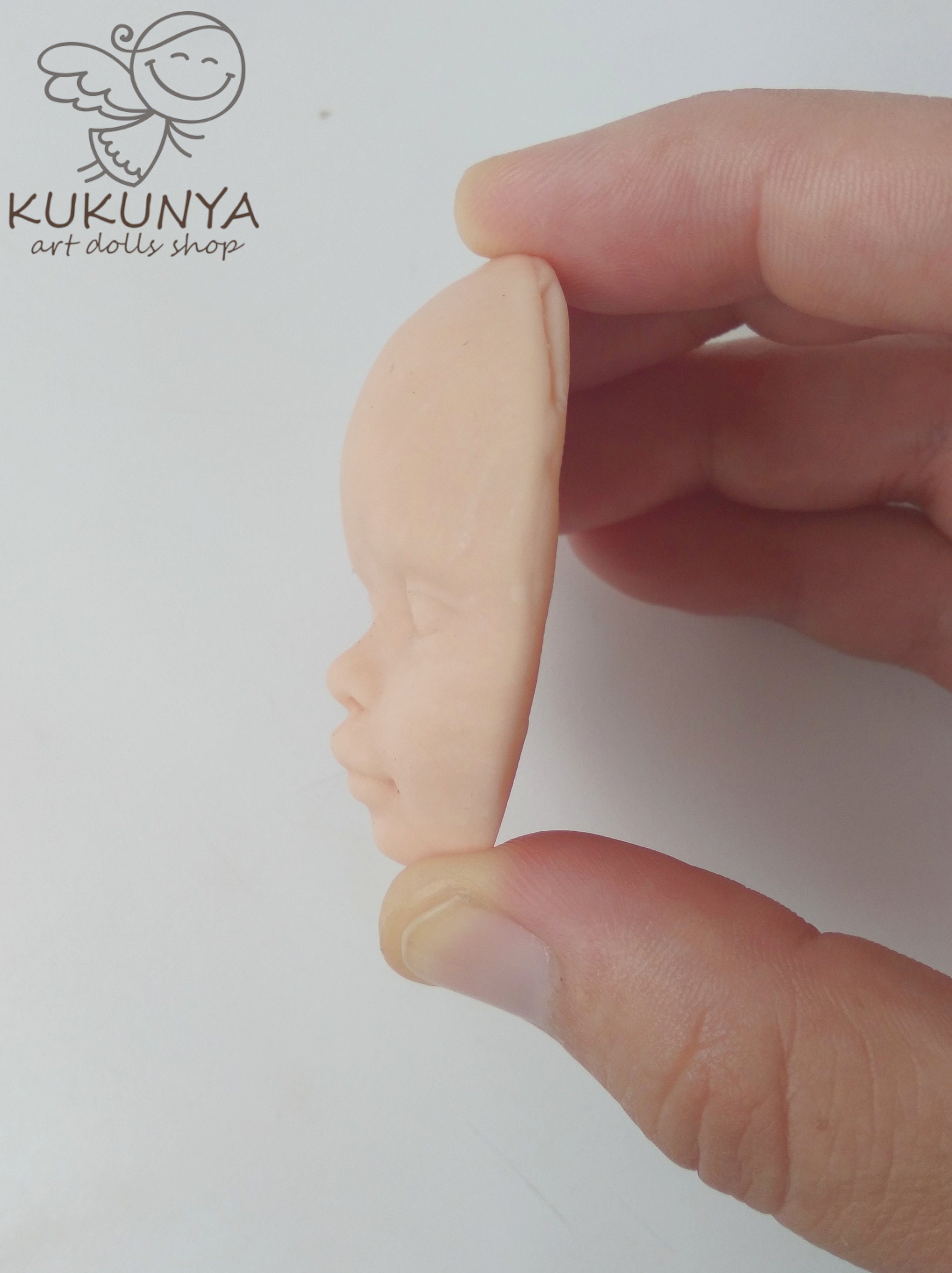 Polymer Clay Face for Doll Making 24 Etsy