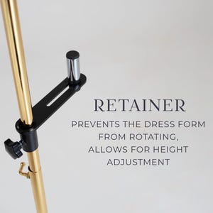 RETAINER (rotation stabilizer) for Sofia, Mariam and Zoe dress form | Universal tailor mannequin accessory | Tailor dummy component