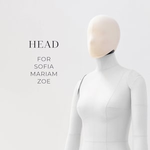 Tête magnétique à épingler pour mannequins de couture Sofia, Mariam et Zoe, accessoire de drapage