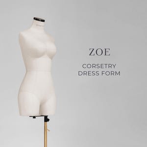 ZOE // Extra zachte samendrukbare jurk voor korset- en lingerieontwerp | 100% opspelbare en anatomische paspop torso