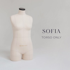 SOFIA (NO STAND, torso only) // Soft tailor dress form with legs | Tailor mannequin | Fully pinnable | Tailor dummy | For truly fabulous fit