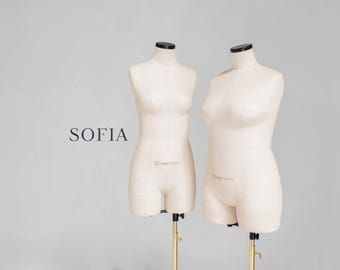 SOFIA Anatomical Dress Form | Small to Plus Size Professional Tailor Mannequin
