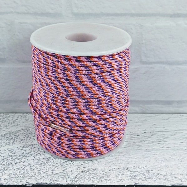 2.5mm Parachute Pink and Purple Cord Spool, ParaCord, Cord, 50m Spook, 1 Spool, Nylon