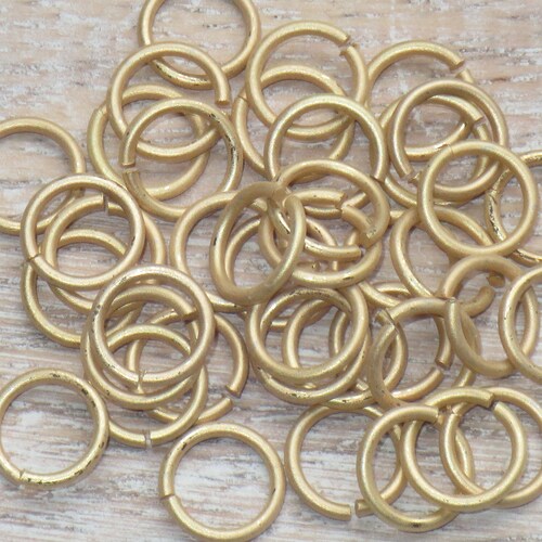 25pcs 14K Gold Filled 6mm Open Jump Rings 20 Gauge Made in Etsy