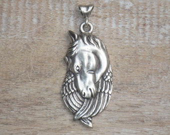 Equine Organix Sterling Silver /& Gold ANGEL Bridle Tag Charm for Horse Dog Cat