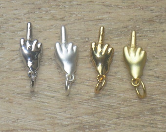 Middle finger jibbitz Clearance