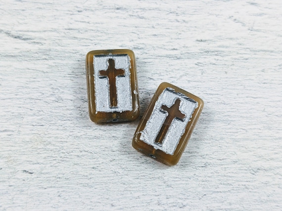 Czech Table Cut - Rect w/ Cross Czech Table Cut - Rect w/ Cross