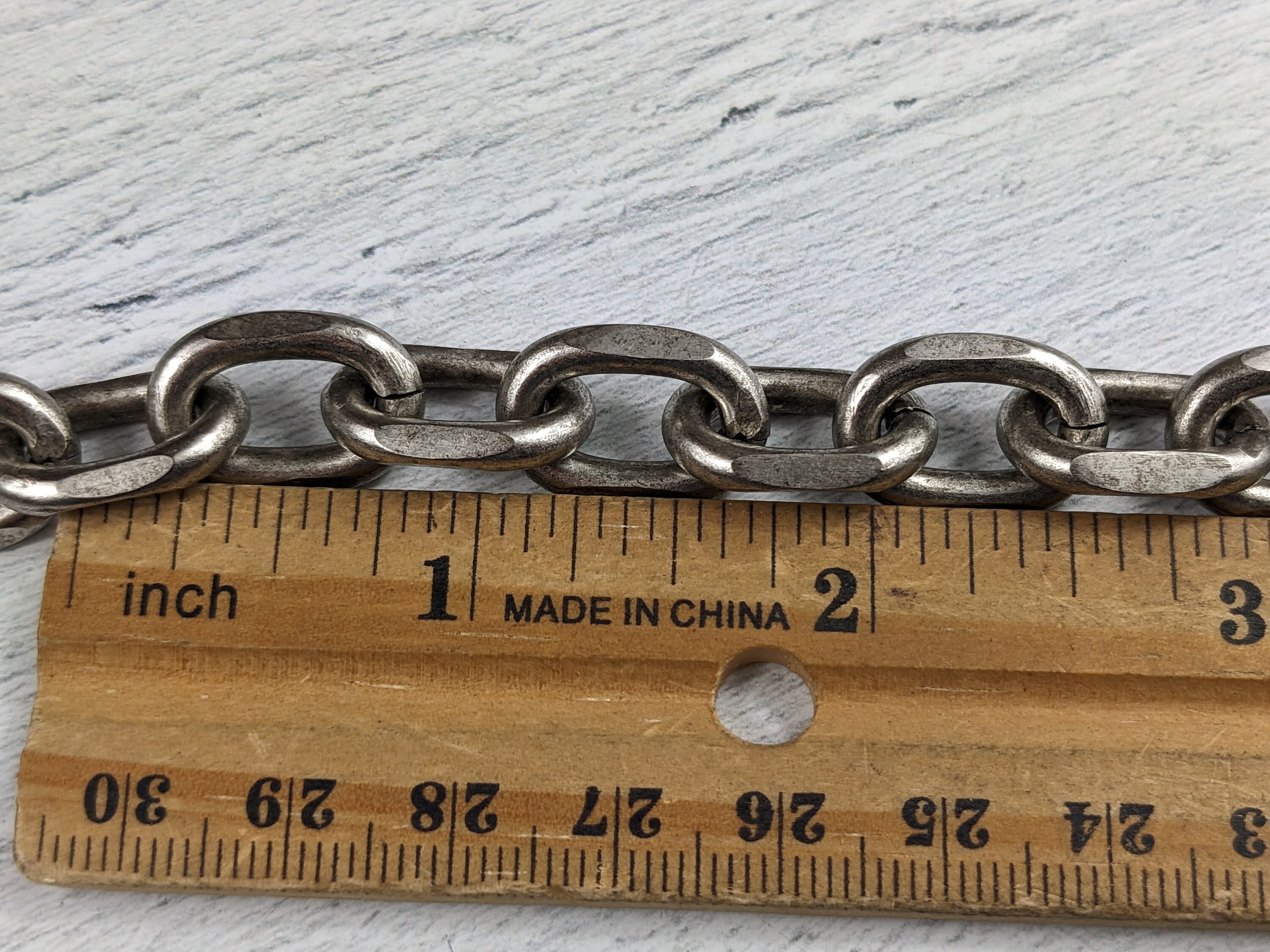 Large Chunky Antique Silver Flattened Cut Oval Link Cable Chain, 12x17mm, Sturdy, Heavy Link, Unisex, Men, Women - Etsy Large Chunky Antique Silver Flattened Cut Oval Link Cable Chain, 12x17mm, Sturdy, Heavy Link, Unisex, Men, Women - Etsy