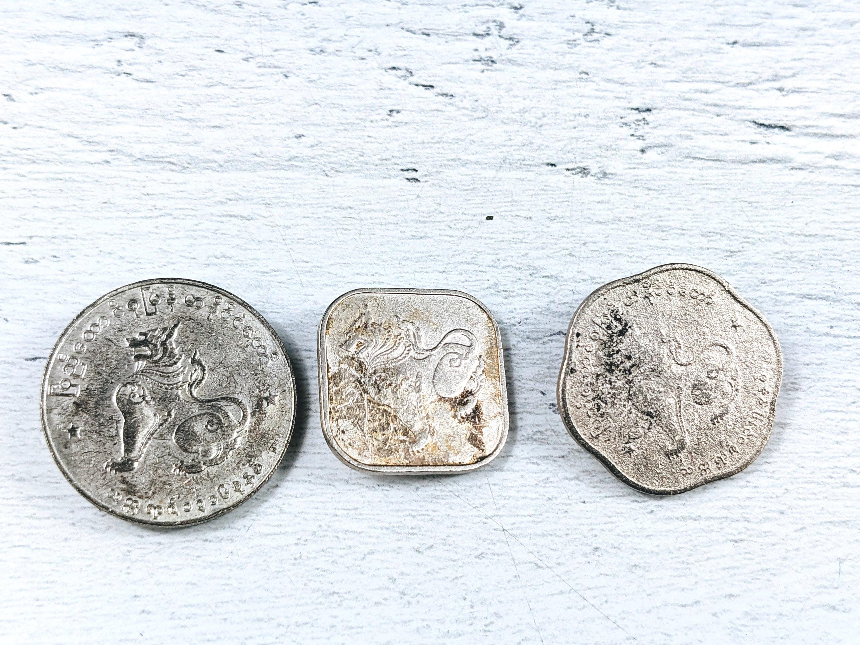 Myanmar Old Coins - Etsy