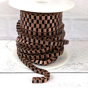 5.6mm Box Chain in Antique Copper, Box Chain, Link Chain