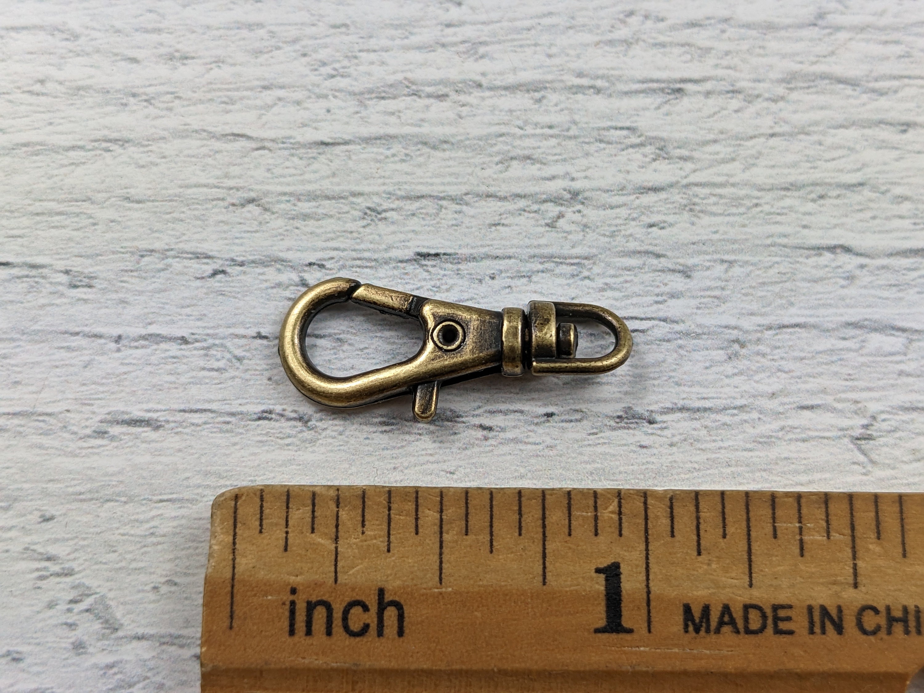 23mm Antique Brass Swivel Lobster Clasp Closures 
