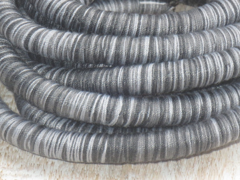 Cotton Cord 3 Meters Knitted Cord 10mm Knitted Round Woven Cotton Cord in Black