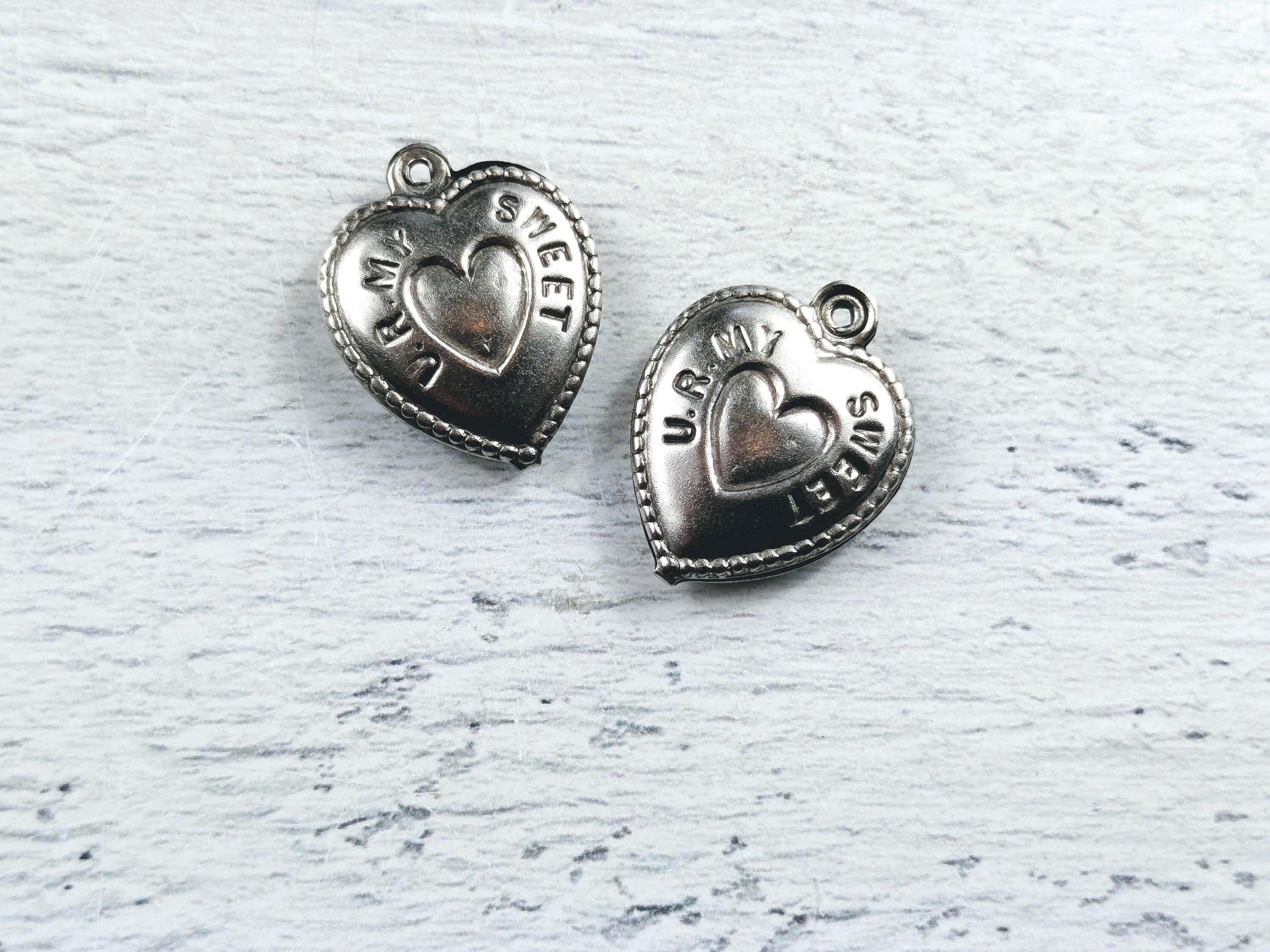 Antique puffy heart - Etsy 日本