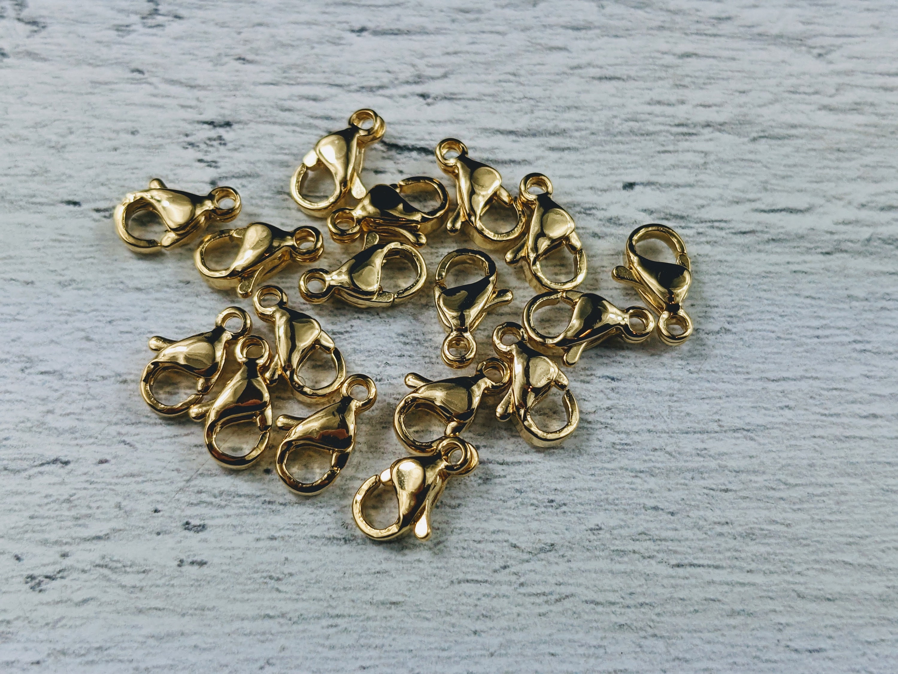 18k gold cheap lobster clasp