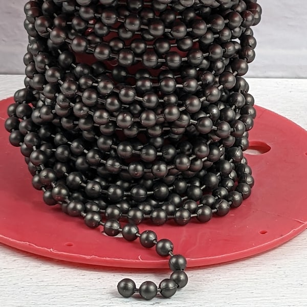 Matte Gunmetal Ball Chain 4.5mm Ball Chain