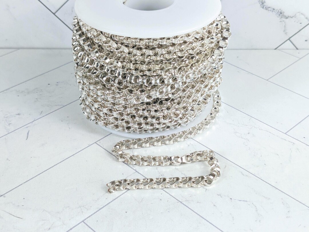 Silver Plated 4.5mm Rolo Box Chain - Etsy