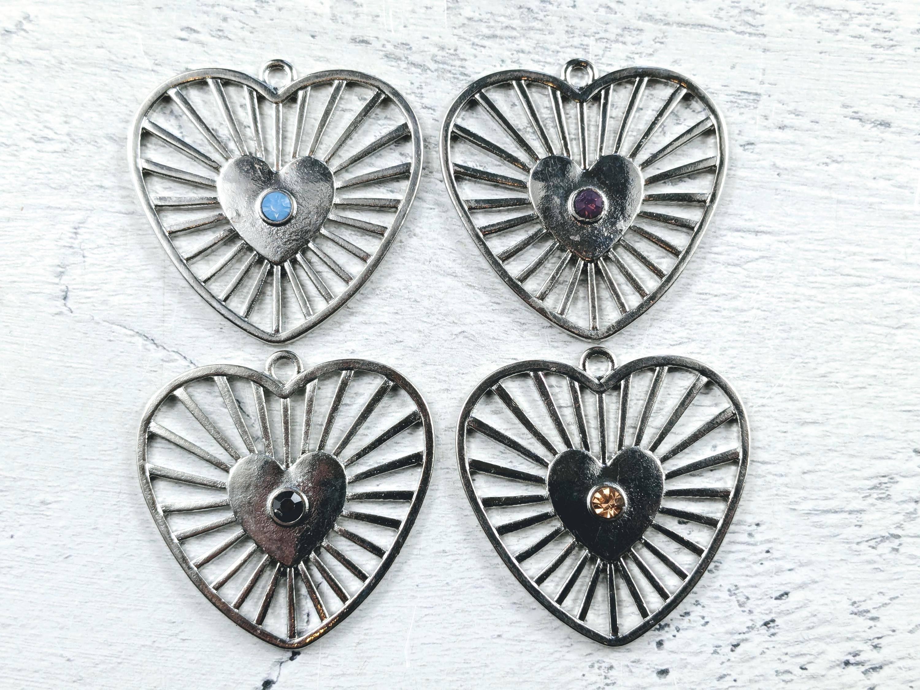 アウトレット割引 ボルドー40㎜ハート✩.*˚SWAROVSKI置き型サン