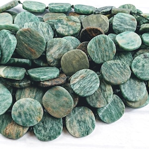 Rare Round Green Afghani Gemstone Jade Beads, Large, Afghan, Ethnic, 24-32mm, 13pcs.