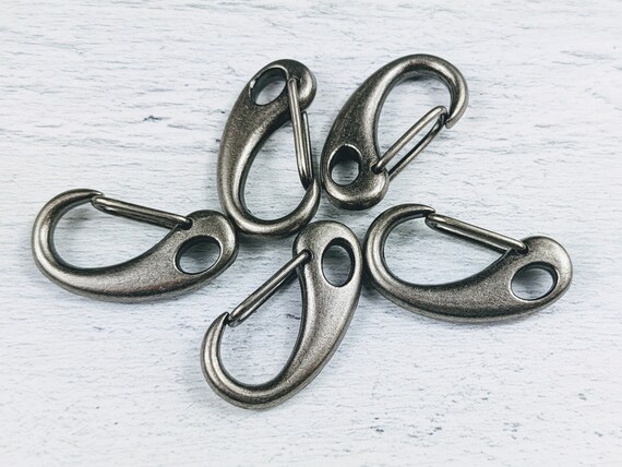 31mm Matte Gunmetal Clip Lobster Clasp Clip Clasp 1 Clasp