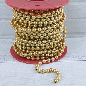 Large Gold Ball Chain, 6mm ball chain, big gold ball chain, large bead –  Constant Baubling