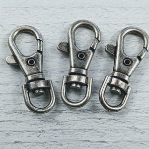 ByAnnie 1.5″ Swivel Hooks. Nickel/Silver. 2 Pieces per pack. 1.5