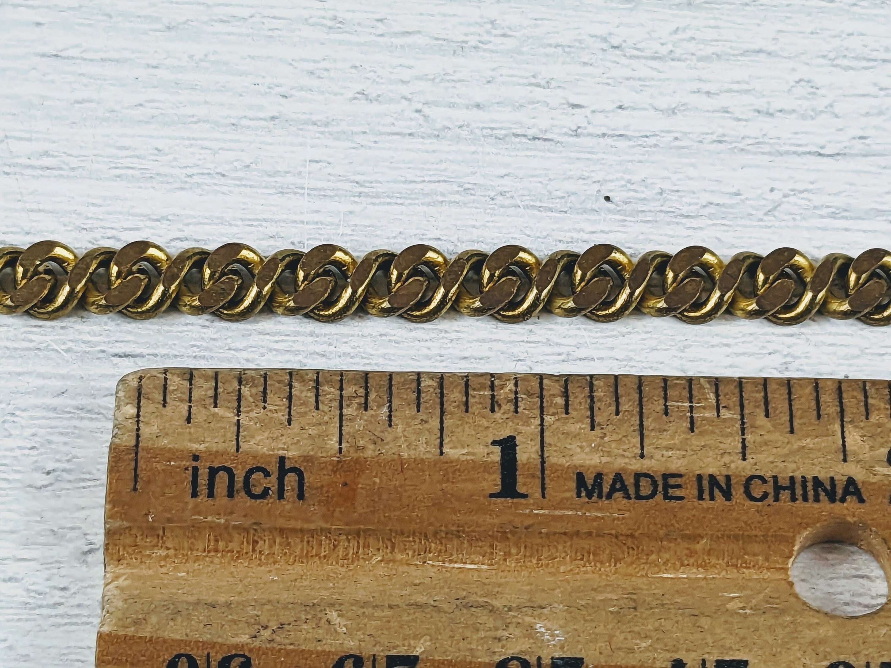 Figure Eight Key Chain Rare Antique Gold Figure Eight Link Curb Chain, 9x6mm, Infinity - Etsy
