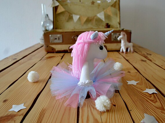 rainbow unicorn plush animal