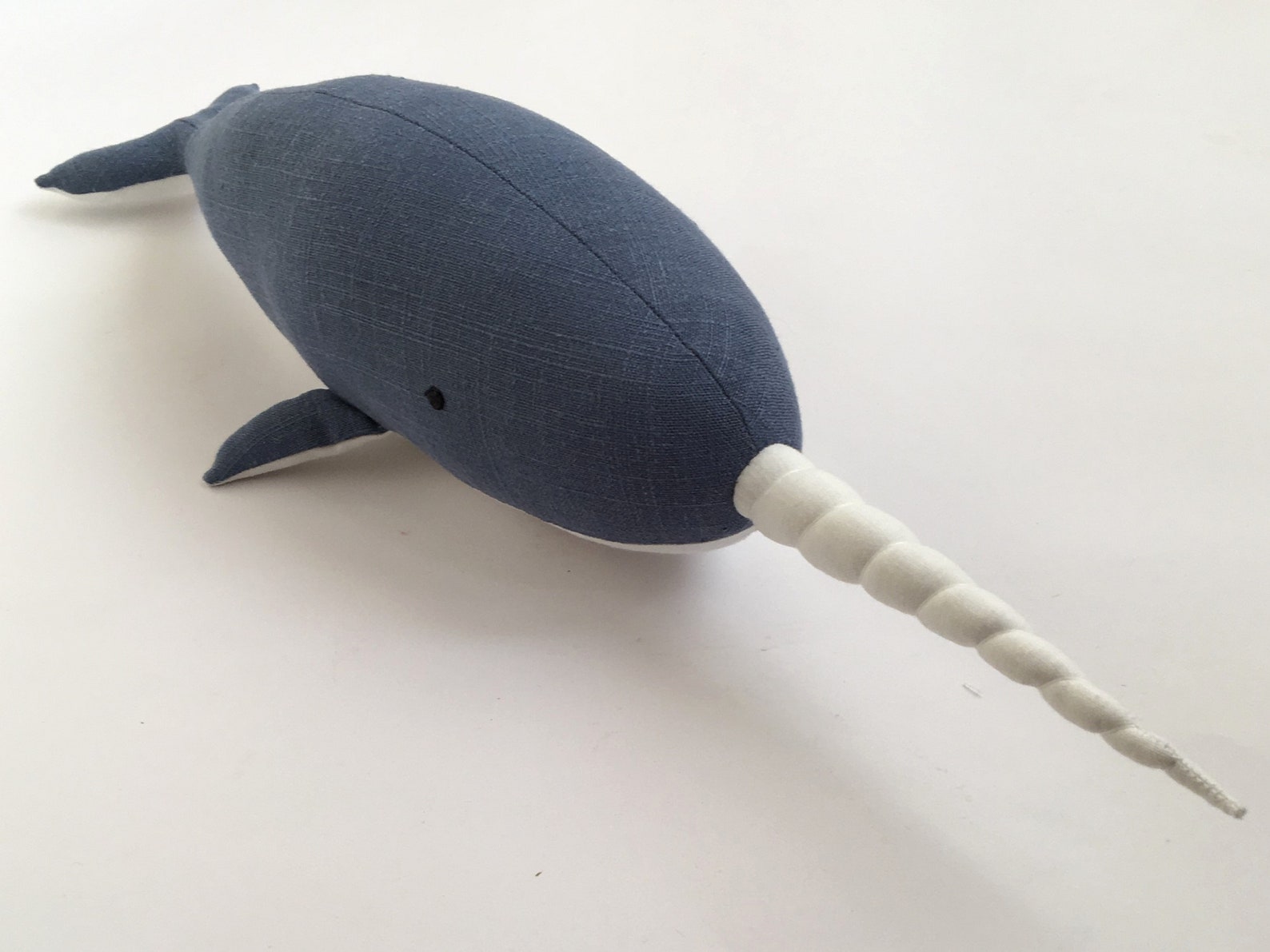 Narwhal stuffed animal nautical baby shower gift toy Baby Etsy