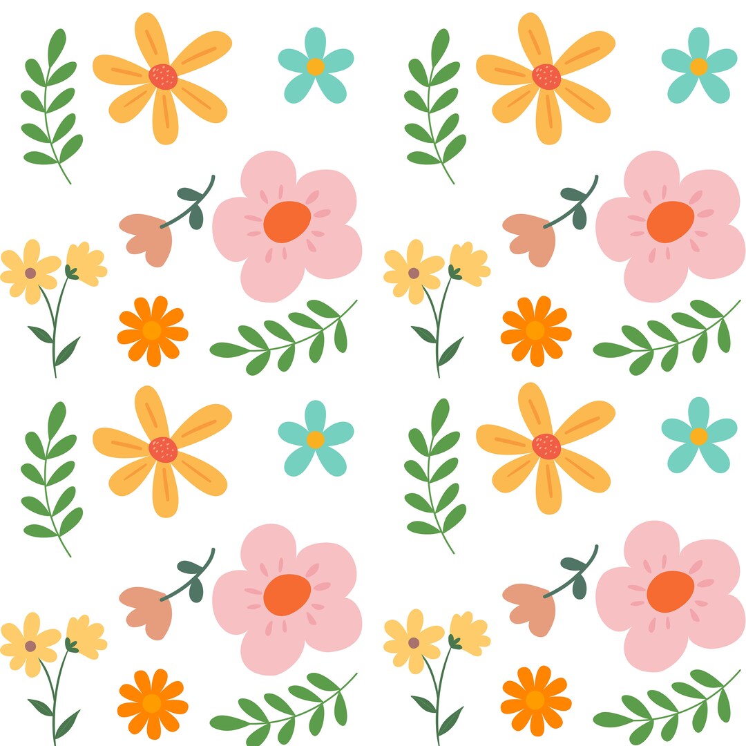 Spring Floral Pattern - Etsy