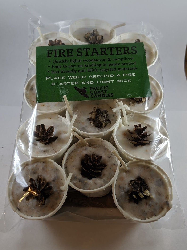 Fire Starter Natural Firestarter Eco Friendly Non Toxic Etsy Canada