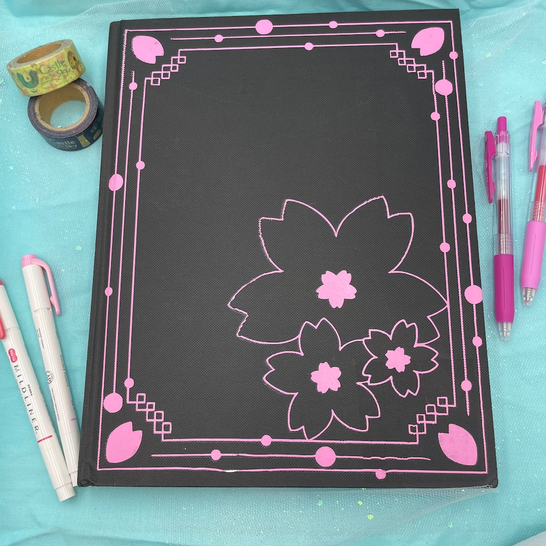 Cute Sakura Sketchbook - Etsy