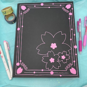 Leuk sakura schetsboek