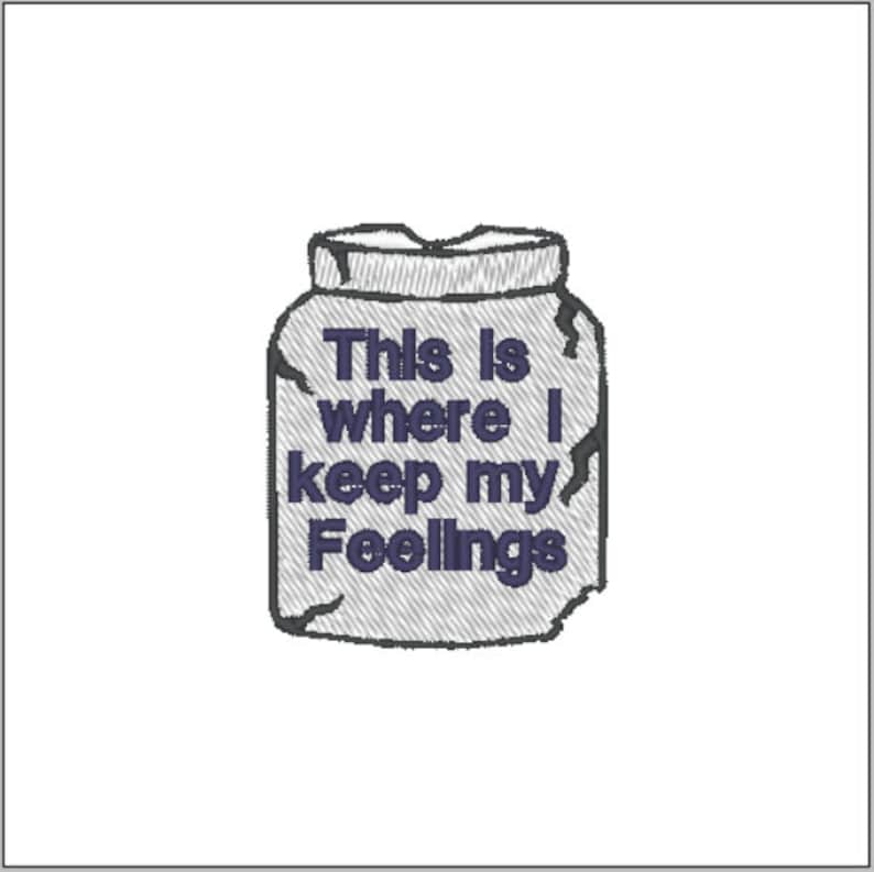 This is where i keep my feelings Patch