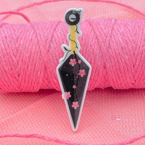 Sakura Kunai cute flower acrylic pin