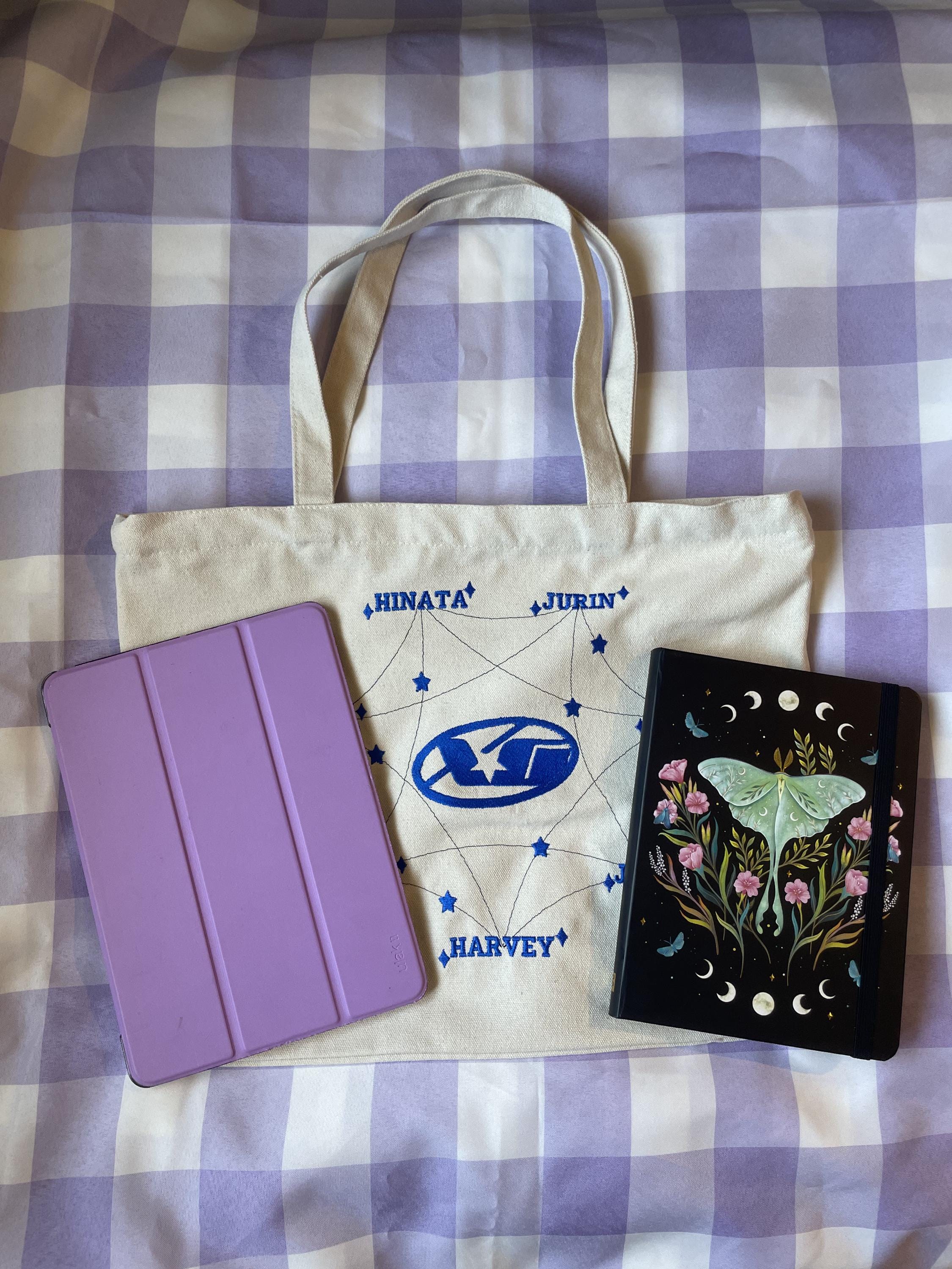 XG刺繍 ファスナー付きトートバッグ - Etsy 日本