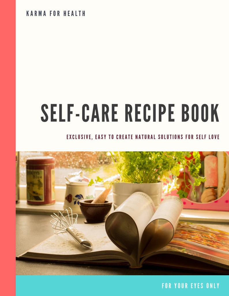 Self Care Recipe Book DIY Make Your Own Self Care Gift for Etsy