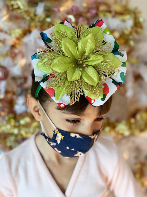 poinsettia fascinator