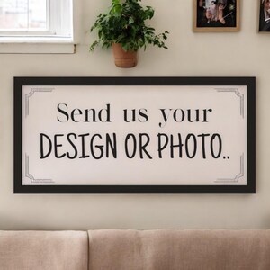 Personalised Wall Art Framed Print Upload Photo | Bespoke Picture Frame |Custom Photograph Room Sign | Photography Family Memory Gift