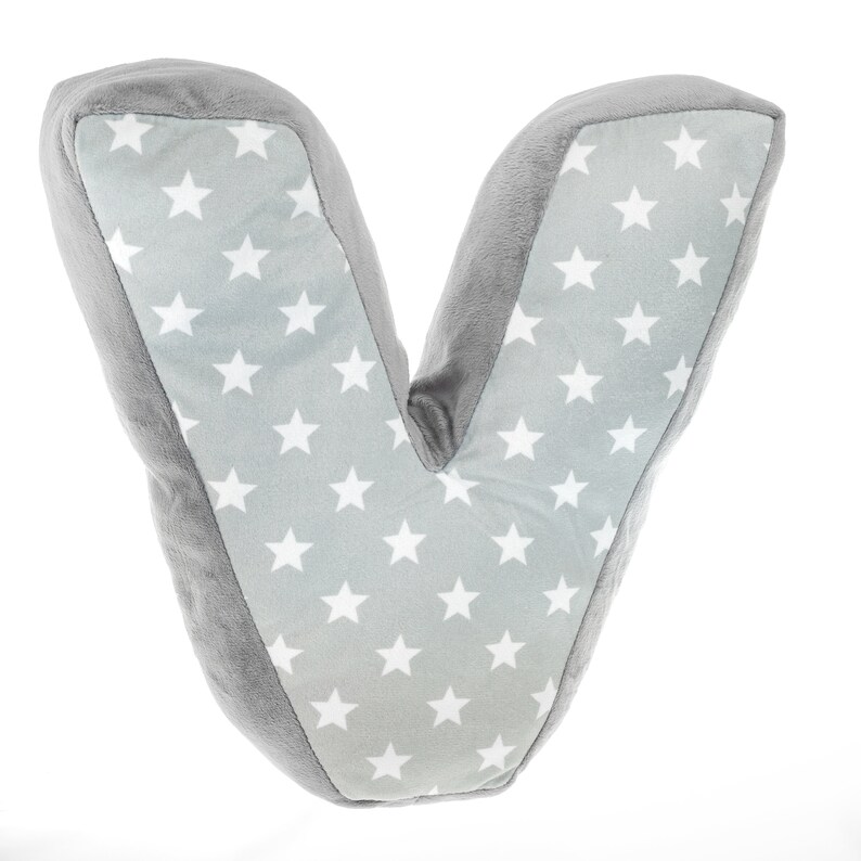 Letter Cushion V Home and Living Décor Letter Pillow V Etsy