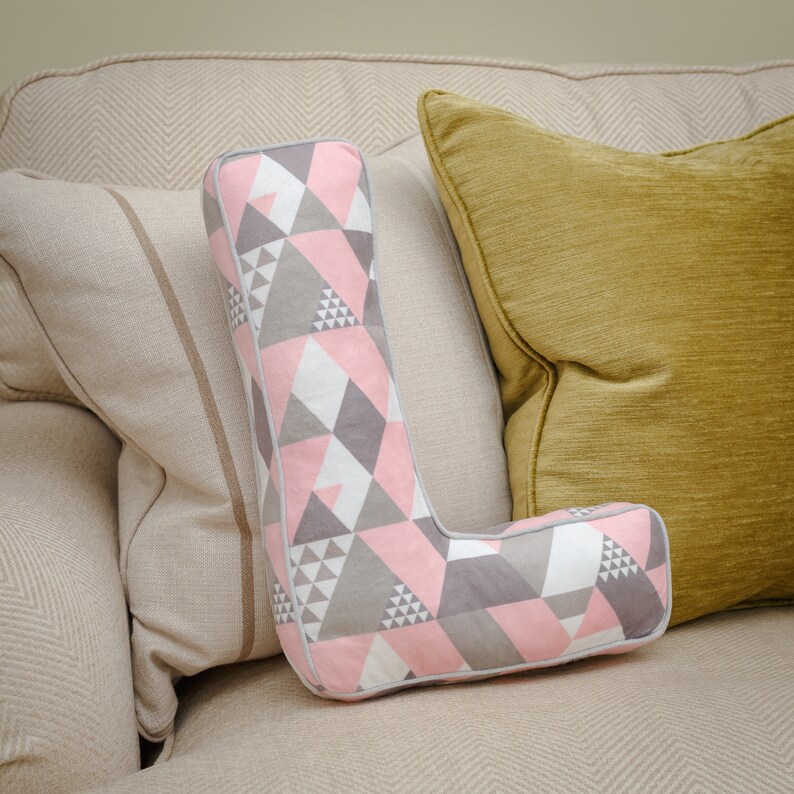 coussin lettre n