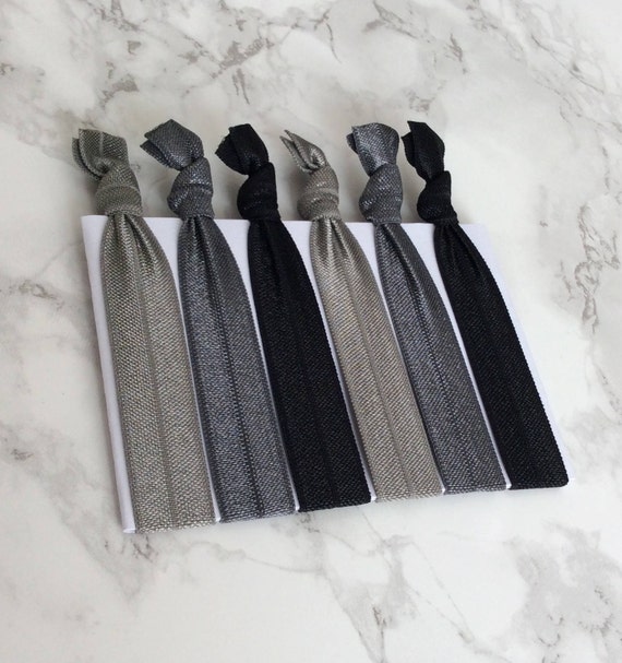 Hair Ties For Men Elastic Hair Ties Set Of 6 Hair Etsy