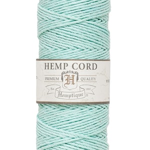 1MM Solid Polished Hemp Twine Hemptique Cord Macrame String Artisan Thread 20lbs 205ft Spool image 10