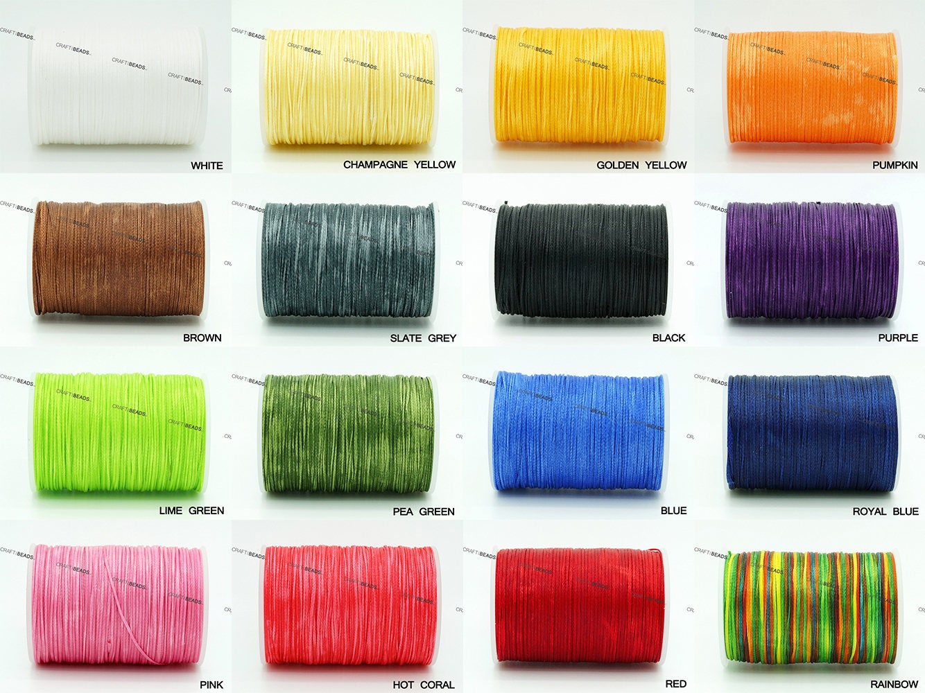 0.8MM x 0.4MM Flat Waxed Polyester Braided Cord Macrame Beading Jewel…