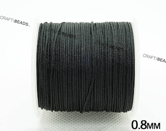 PandaHall - Cordoncino di nylon intrecciato setoso cinese per nodi sh