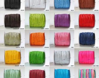 1.2MM Chinese Knot Nylon Cord Shamballa Macrame Beading Kumihimo String 50 Yards - Pick Your Color!