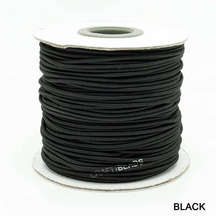 4MM Nylon Coated Round Elastic Cord Stretch Stretchable Beading Mala Craft  String 10 Yards 