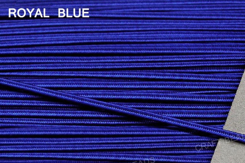 3MM Original Viscose Soutache Braid Cord String Beading Sewing Quilting Trimming Pick Color image 6