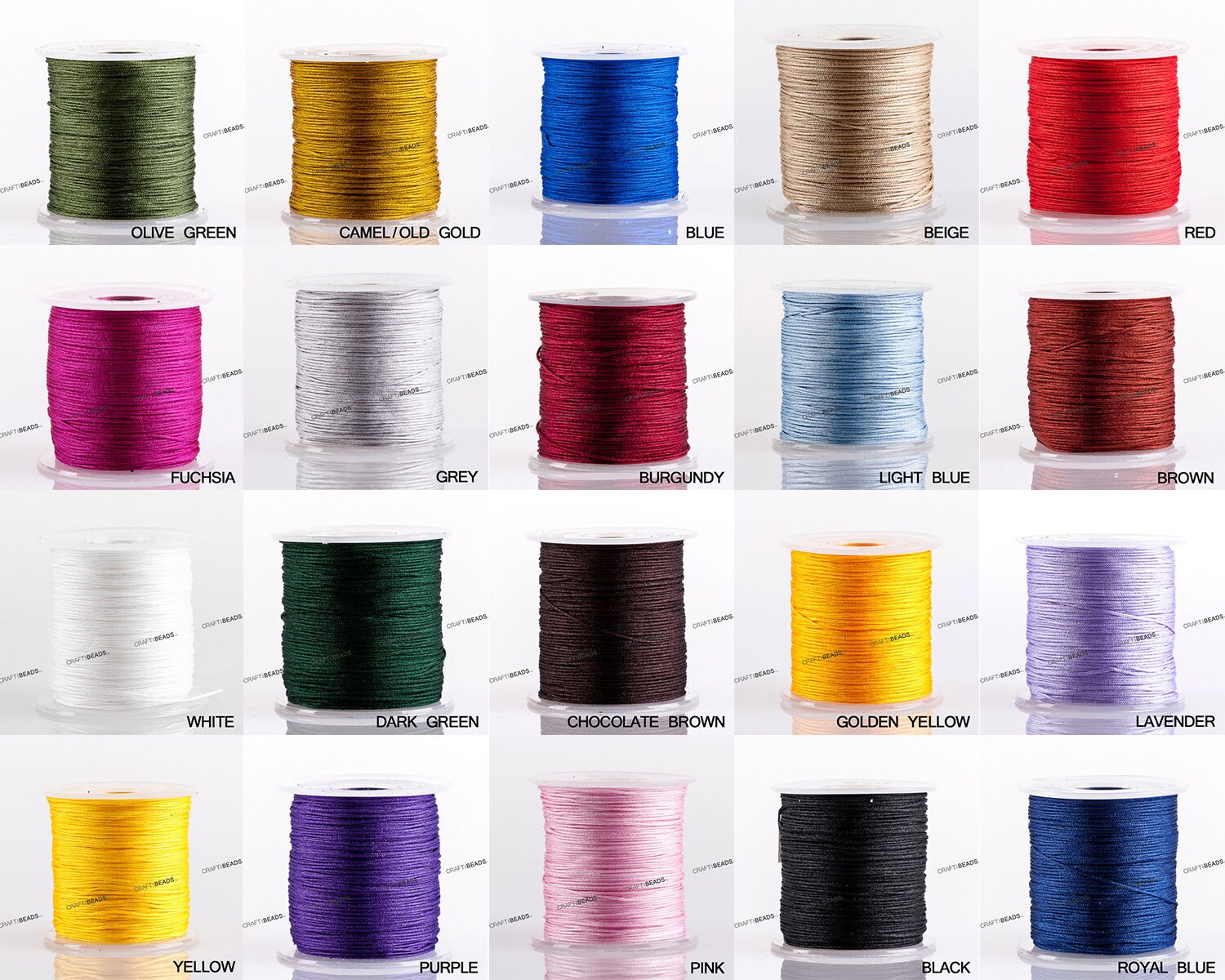 0.8MM Superior Quality Nylon Cord Chinese Knot Shamballa Macrame Vari…