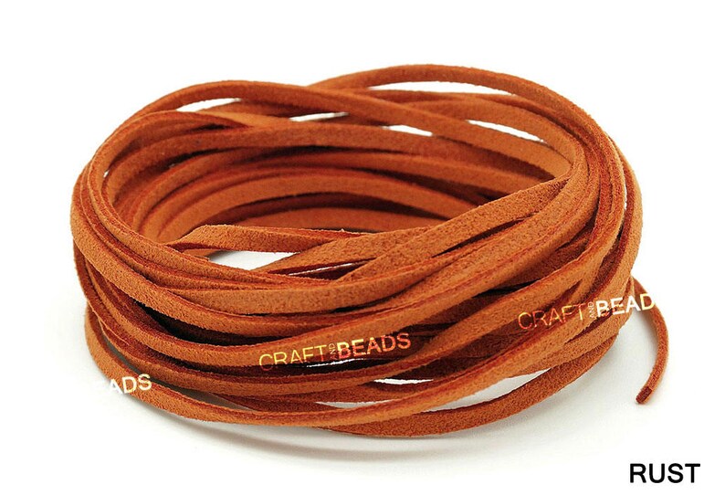3MM Superior Quality Faux Suede Cord Leather Lace Beading Etsy