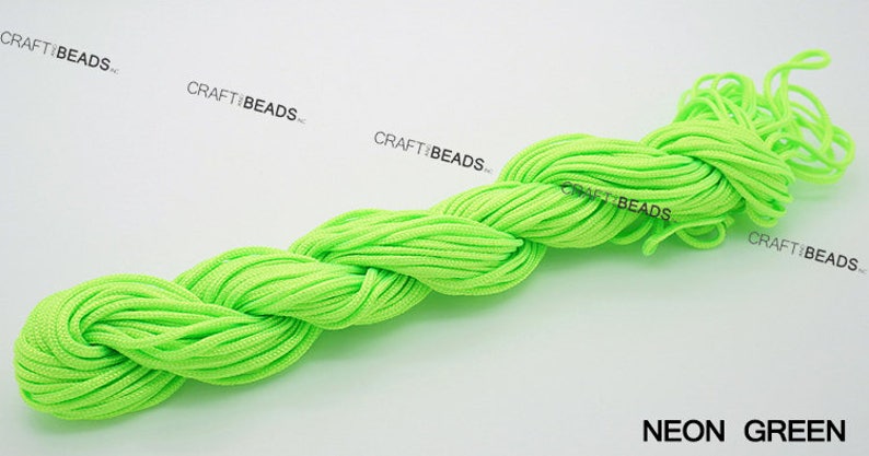 1.5MM Superior Quality Chinese Knot Nylon Cord Shamballa Macrame Beading String 16 Yards Pick Your Color image 10